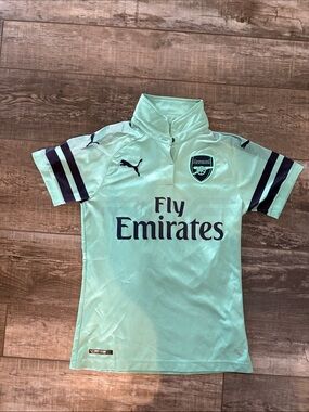 Puma Mint Green Arsenal Fly Emirates Soccer Jersey